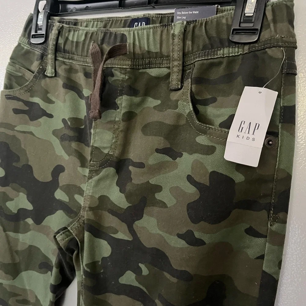 GAP DENIN High Stretch Slim Boys Camuflado Pant‎ Sz XXL (14 16)